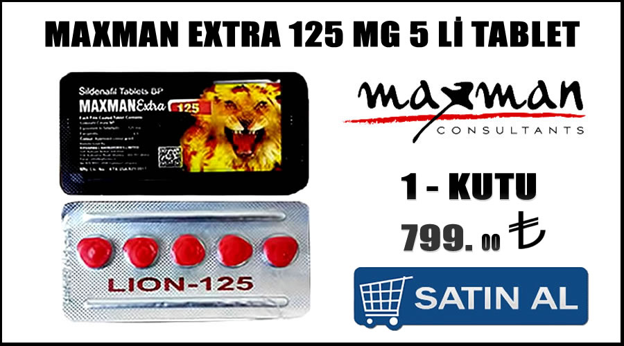 Maxman extra 125 hapı fiyatı
