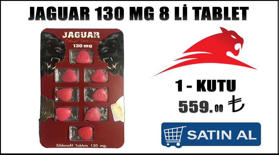 Jaguar 130 mg kırmızı hap satışı