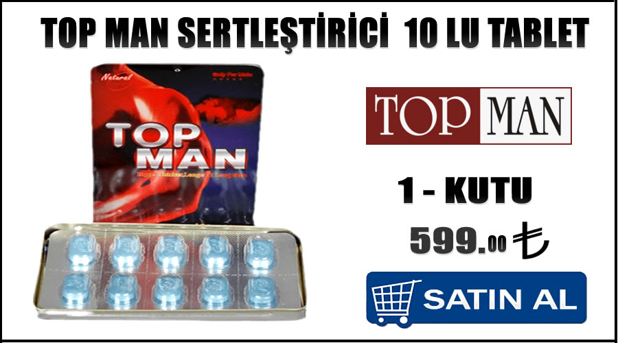 Topman 3800 mg 10 tablet sertleştirici hap