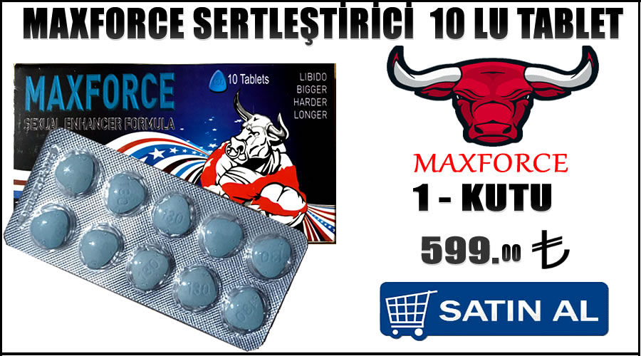 Maxforce mavi hap satış yerleri